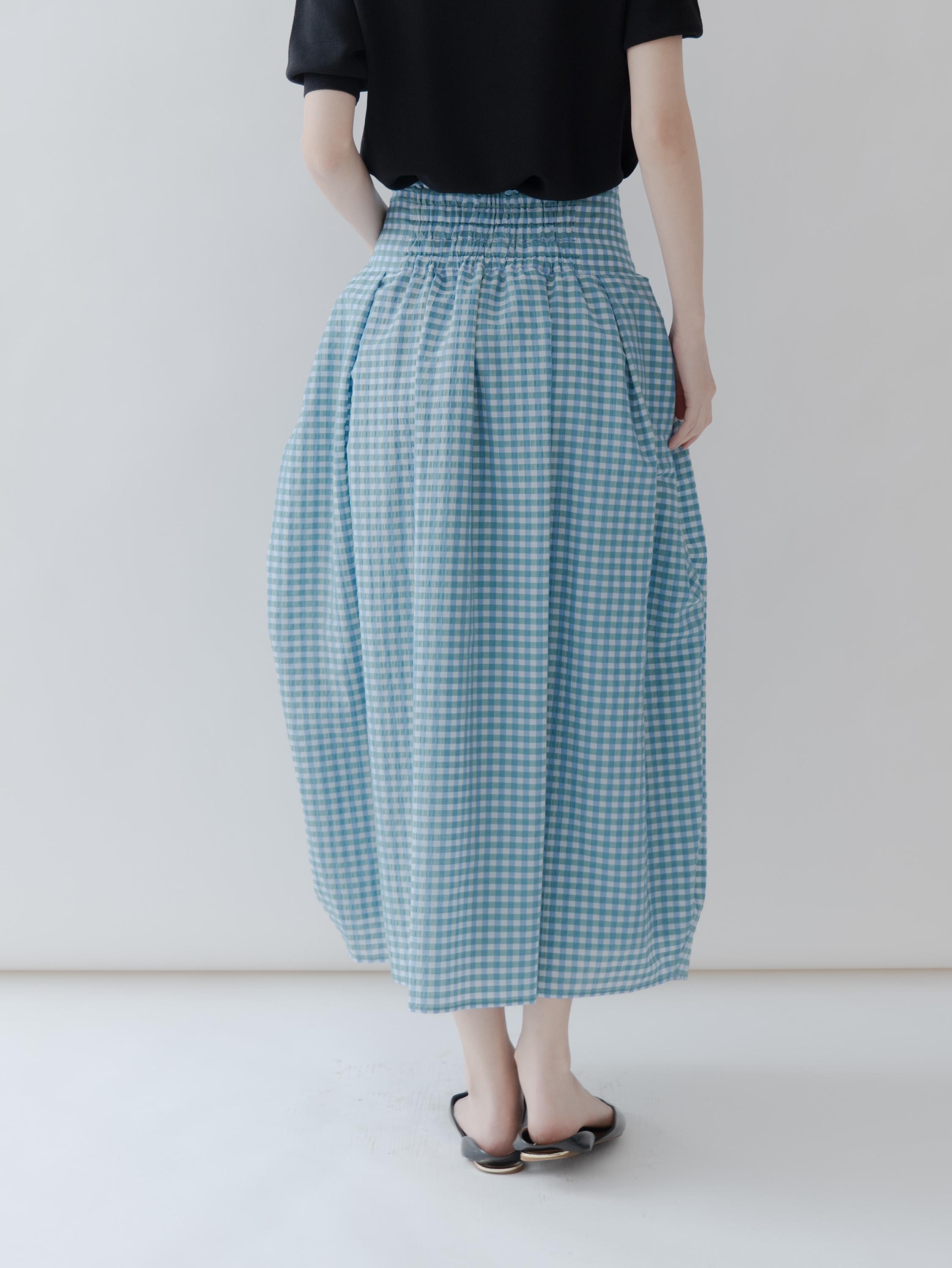 ギンガムチェックバルーンスカート / クームのスカート通販