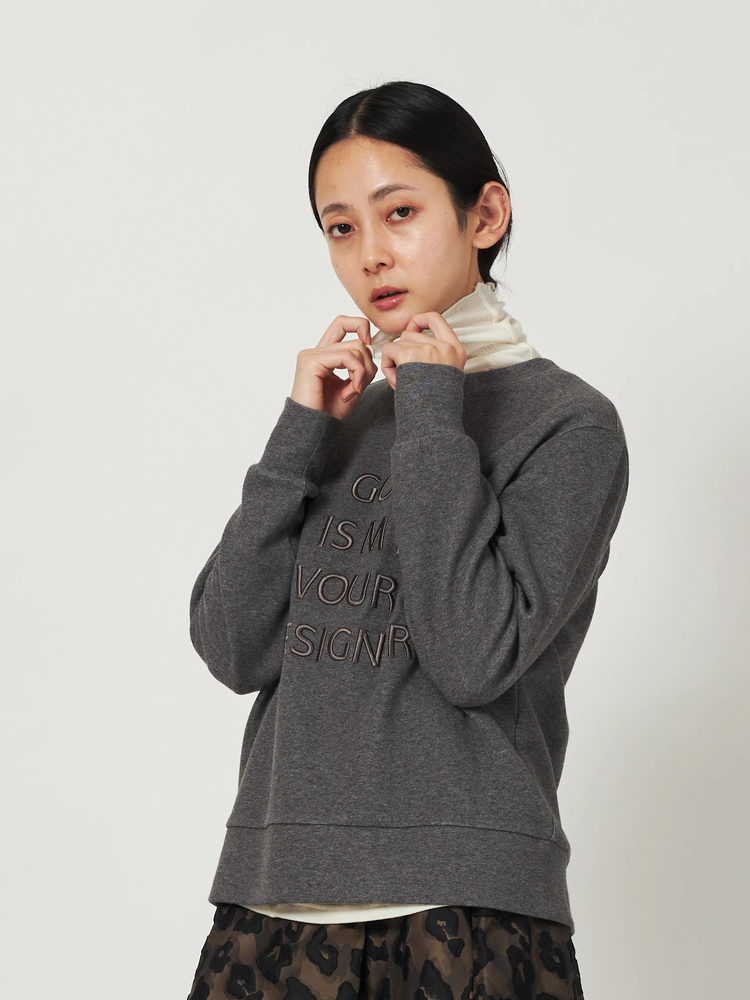 COOMB(クーム) |刺繍ロゴプルオーバー