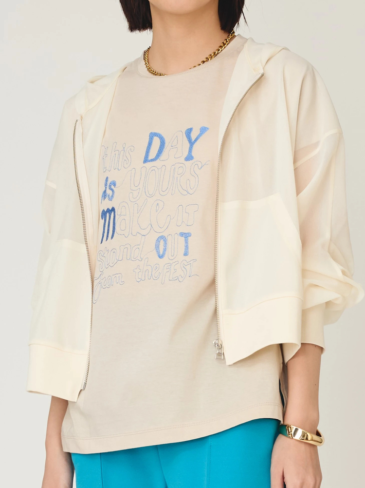 COOMB(クーム) |刺しゅうロゴＴシャツ