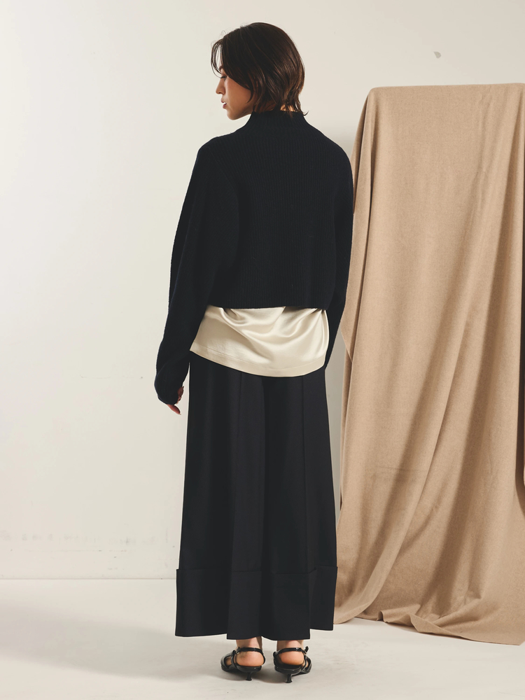 COOMB(クーム) |ウォッシャブルウールニットプルオーバー
