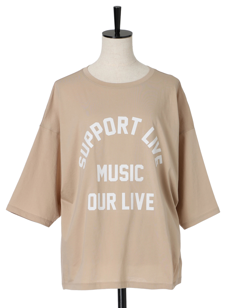 COOMB(クーム) |ロゴプリント5部袖Tシャツ
