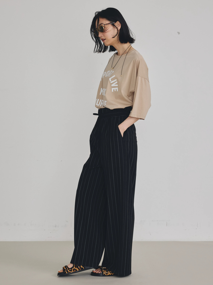 COOMB(クーム) |ロゴプリント5部袖Tシャツ