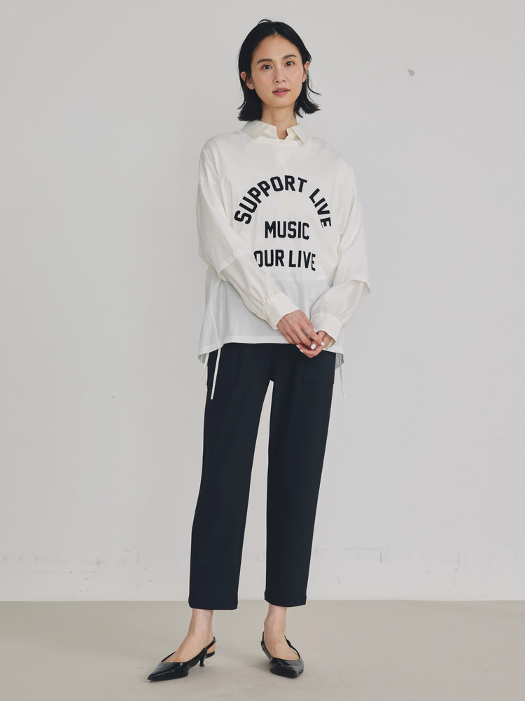 COOMB(クーム) |ロゴプリント5部袖Tシャツ