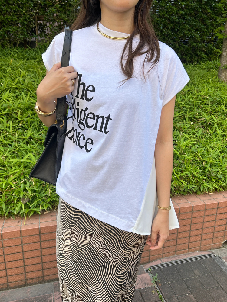 COOMB(クーム) |アシンメトリーロゴＴシャツ