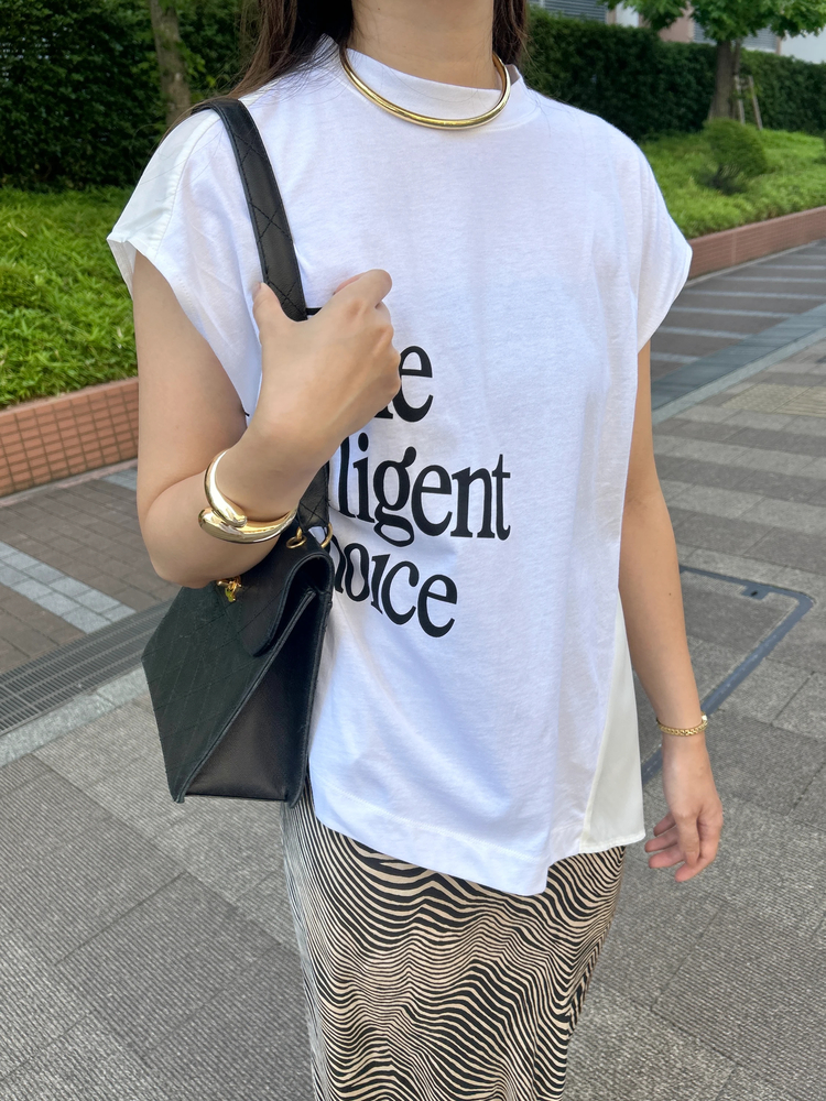 COOMB(クーム) |アシンメトリーロゴＴシャツ