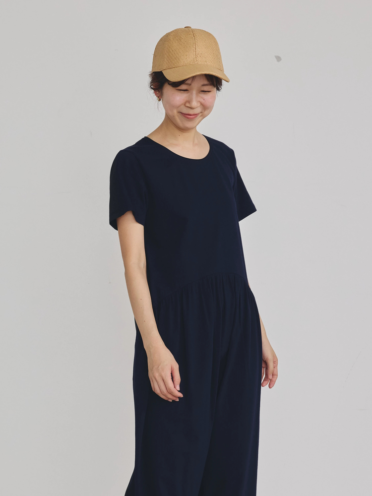 COOMB(クーム) |バイカラー半袖ワンピース(ロング)