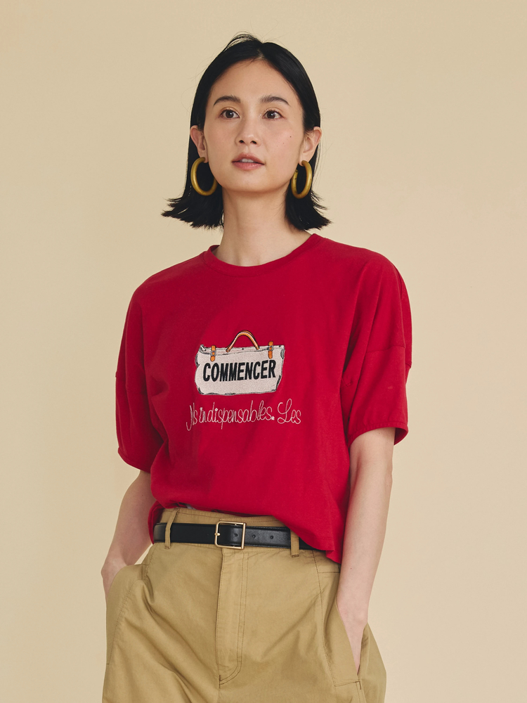 COOMB(クーム) |バッグモチーフＴシャツ