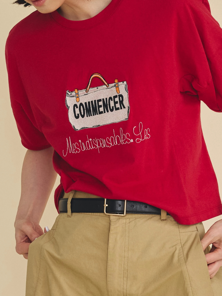 COOMB(クーム) |バッグモチーフＴシャツ