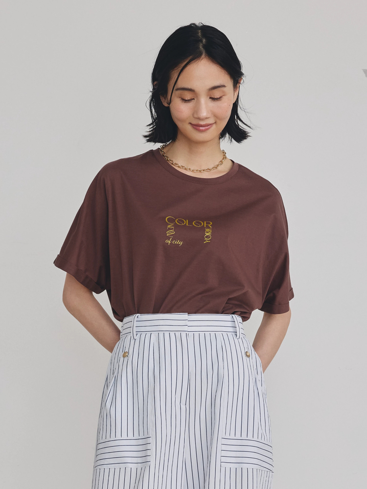 COOMB(クーム) |シルケットジャージロゴＴシャツ