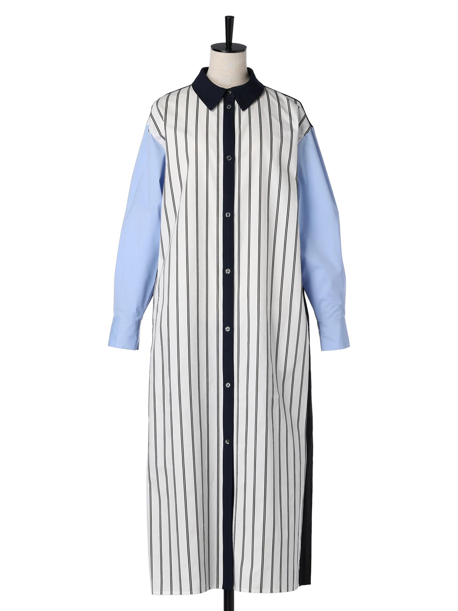 ストライプコンビシャツワンピース / Arumlily by COOMB（アローム  